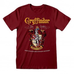 Camiseta Harry Potter Gryffindor Red Crest - 1XL