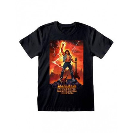 Camiseta Stranger things  Eddie Rocks talla M