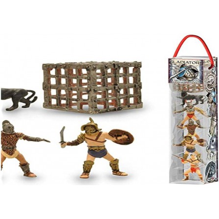 Tubo Gladiadores - Pack Surtido 6 Figurines