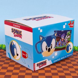 Sonic shaped mug and puzzle - JMesa