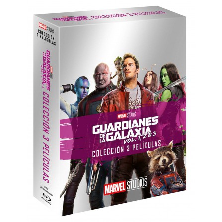 Guardianes de la Galaxia - Colección 3 Películas - BD