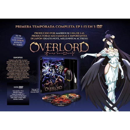 Overlord temporada 1 - DVD