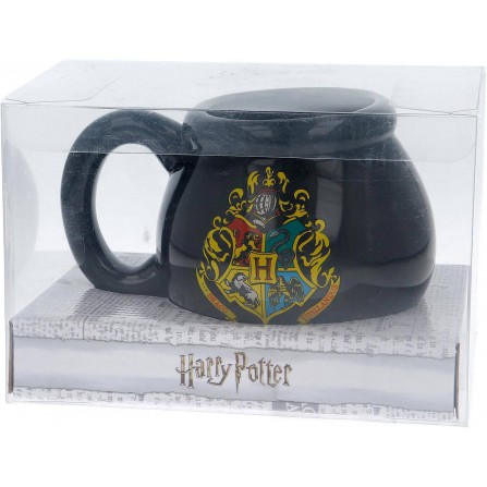 Taza de cerámica con forma en 3D de 480 ml en caja regalo caldero mágico de Harry Potter