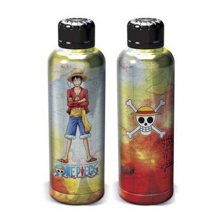 Botella Termo Acero Inoxidable One Piece Mapa 515ml