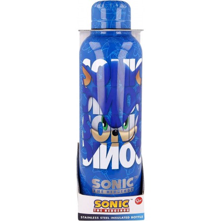 Botella de agua reutilizable térmica de acero inoxidable con doble aislamiento de 515 ml de Sonic