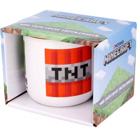 Taza desayuno de cerámica de 400 ml de Minecraft