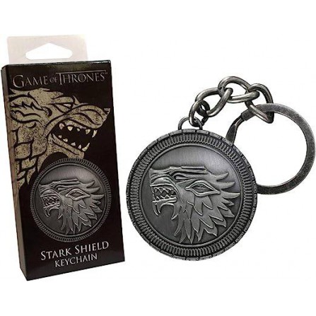 Llavero Metálico Escudo Stark Juego De Tronos The Noble Collection