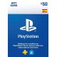 Playstation live card 50€ (ps5-ps4) - PS5 Tarjeta Prepago