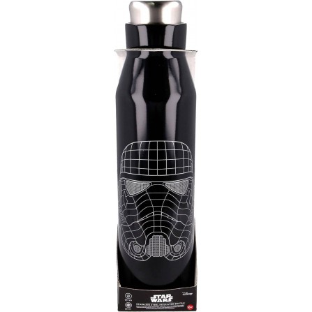 Botella reutilizable térmica de acero inoxidable de 580 ml de Star Wars
