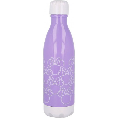 Botella de agua reutilizable de plástico libre de BPA de 660 ml de Minnie Mouse