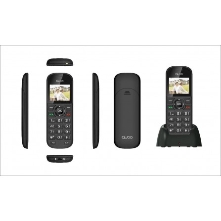 Telefono Móvil Qubo D1803 1,77" Negro 2G Base