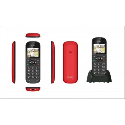 Telefono Móvil D1803 1,77" Rojo 2G Base