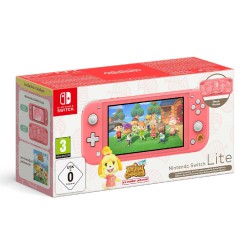 Consola SWI Lite Coral Edition + Animal Crossing New Horizons