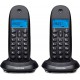Telefono DECT Motorola C1002CB+ Duo Negro