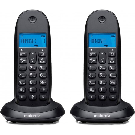 Telefono DECT Motorola C1002CB+ Duo Negro