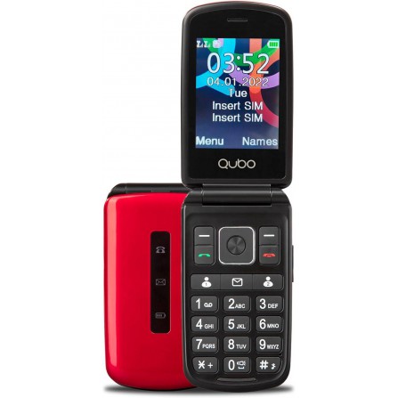 Teléfono Qubo P210NW RD 2,8" Rojo SOS