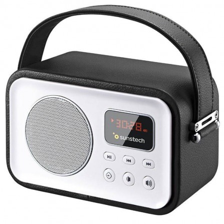 Radio Sunstech RPBT450BK BT USB Negra