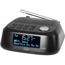 Radio despertador Trevi RC80D4 Negro