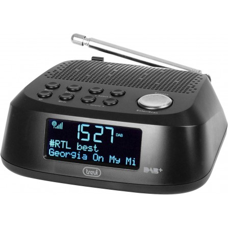 Radio despertador Trevi RC80D4 Negro