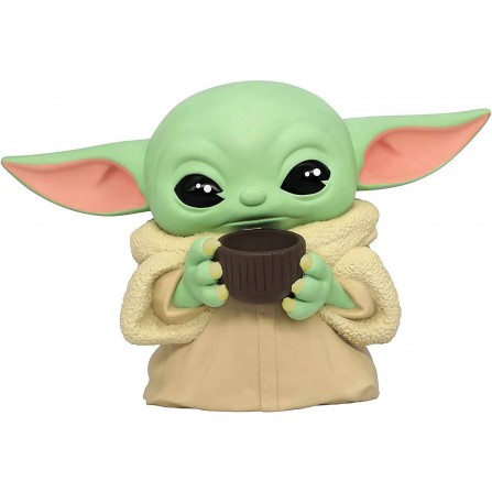 Star Wars Figura Hucha El Niño Con Taza 20cm