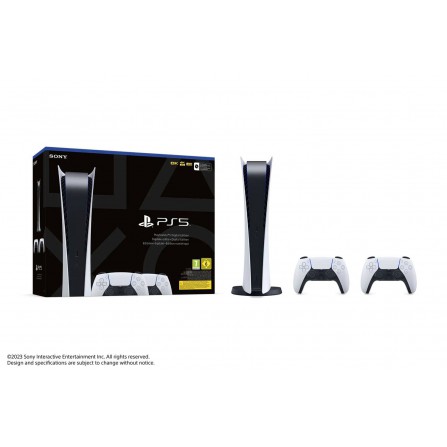 Consola PS5 Slim Digital + 2 Dualsense (Chasis D)