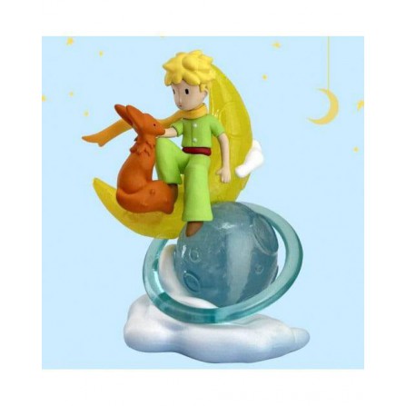 Figura   El Principito y el zorro en la luna 8CM