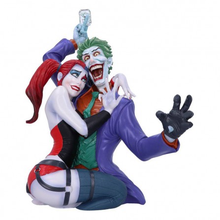 Busto Dc Comics Joker Y Harley Quinn 37,50CM