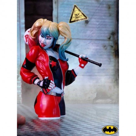 Figura Busto Harley Quinn 30CM  DC COMICS