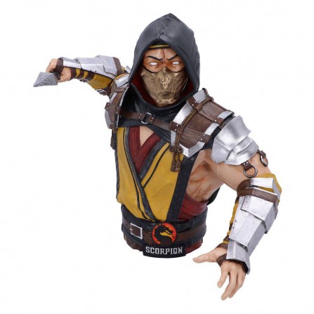 Figura Mortal kombat scorpion bust 29.5CM