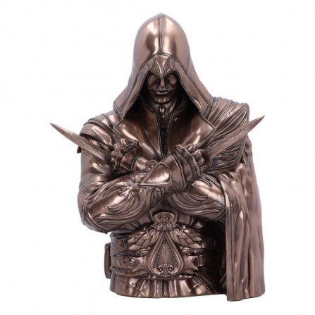 Assassins creed ezio bust box bronze 30cAssassin'S Creed Ezio Busto Caja Bronce