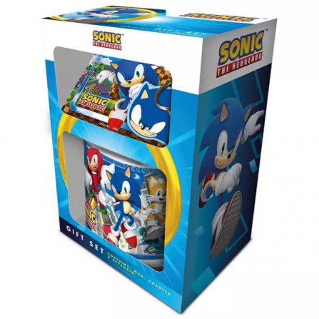 Figura Sonic the hedgehog caja regalo