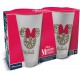 Set 2 vasos casual Minnie Mouse garden 490ml 