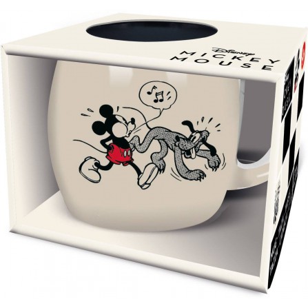 Taza ceramica globe 380ml Mickey vintage (caja regalo)