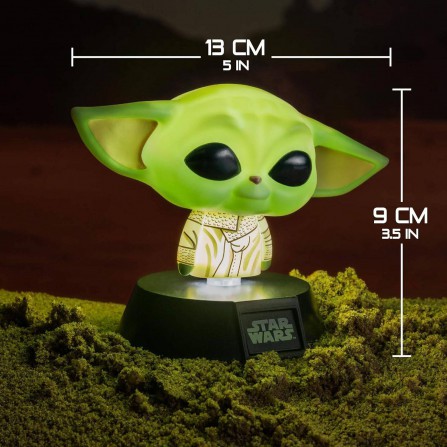 Lampara baby Yoda mandalorian Icon light