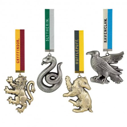 Adornos Las mascotas de las 4 casas Harry Potter