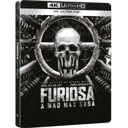 Furiosa:saga mad Max(black&ch)(4KUHD) Ed. Metálica- BD