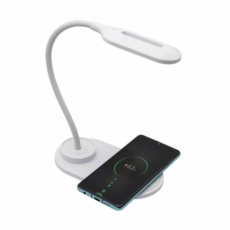 Lampara LED Denver con cargador de móvil inalámbrico LQI