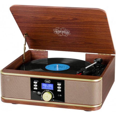Giradiscos Trevi TT 1042 Dab+Dab Madera