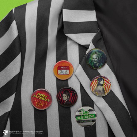 Pin - Badges Set de 6 Beetlejuice