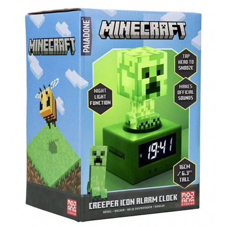 Reloj despertador Minecraft Creeper