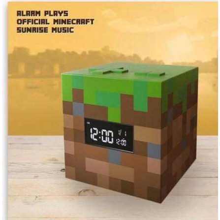 Reloj despertador Minecraft 