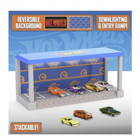 Vitrina expositor Hot Wheels Garage