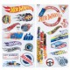 Pack vinilos de pared hot wheels 44x23cm