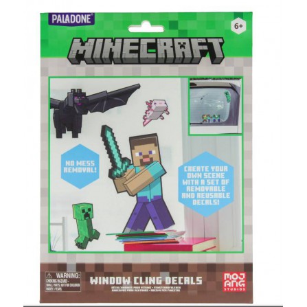 Pegatinas vinilo cristal minecraft