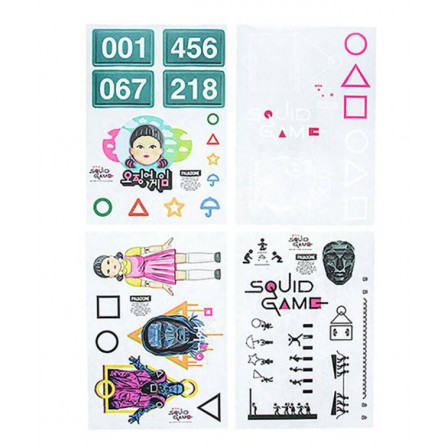 Pack vinilos juego del calamar