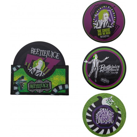 Posavasos set de 4: beetlejuice