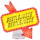 Lampara cartel beetlejuice