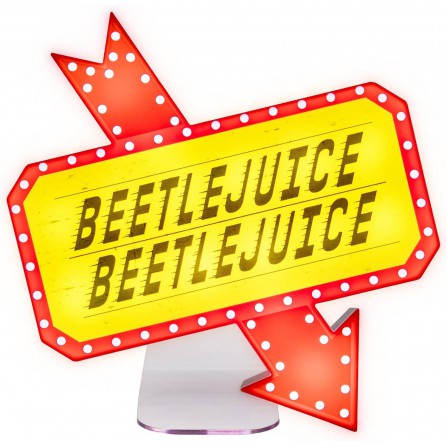 Lampara cartel beetlejuice