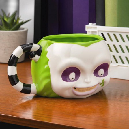 Taza con forma beetlejuice