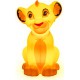 Lampara 3d simba sentado